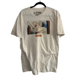 DR. STONE New Anime World Crunchyroll Short Sleeve Graphic Tee Size L